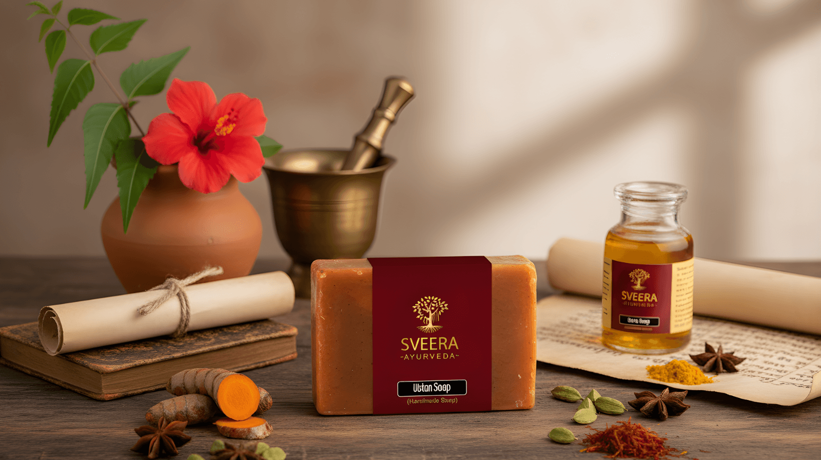Sveera Ayurevda Ubtan Soap - Image 2