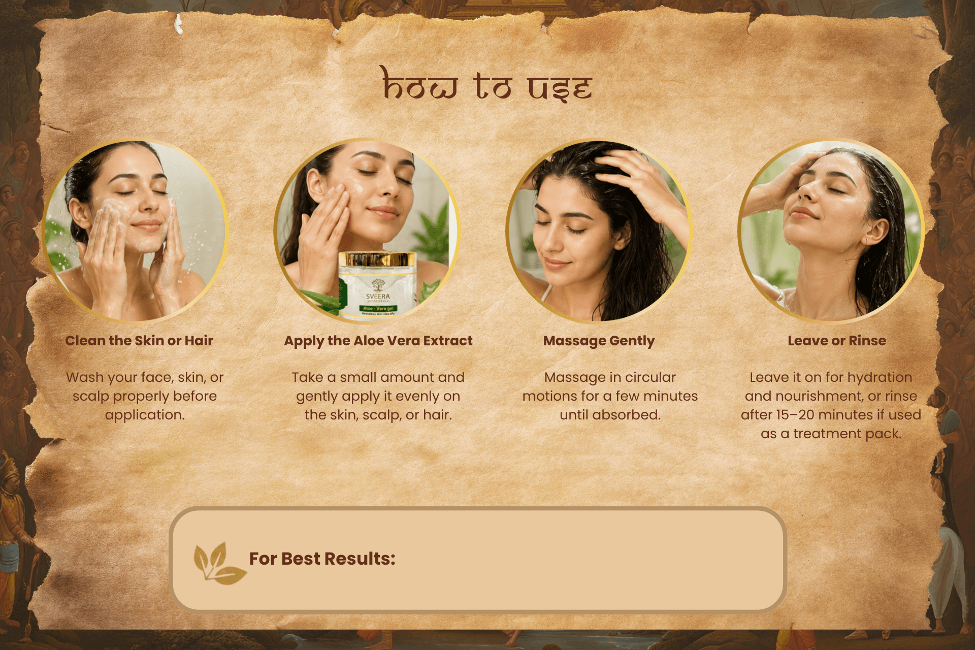 Sveera Ayurevda Aloe Vera Gel - Image 4