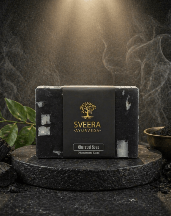 Activated charcoal in this soap helps in detoxifying and deep cleansing of skin. This soap naturally exfoliates skin, removes blackheads, and reduces the appearance of pores.