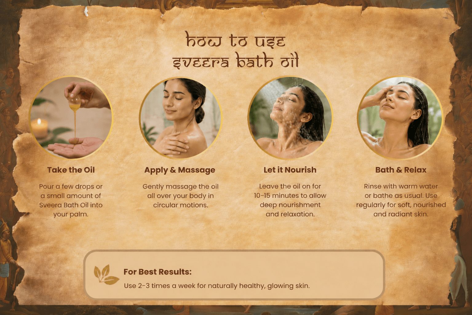 Sveera Ayurevda Bath Oil - Image 4
