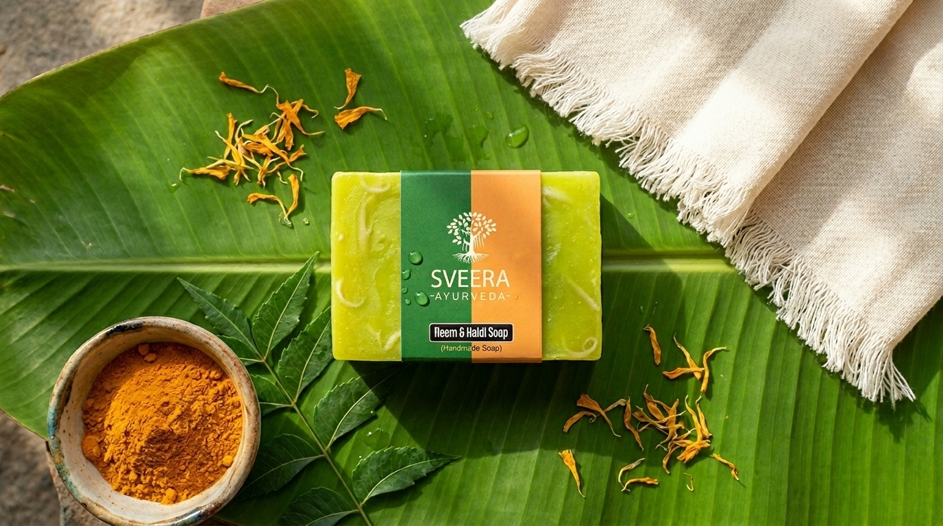 Sveera Ayurevda Neem & Haldi Soap